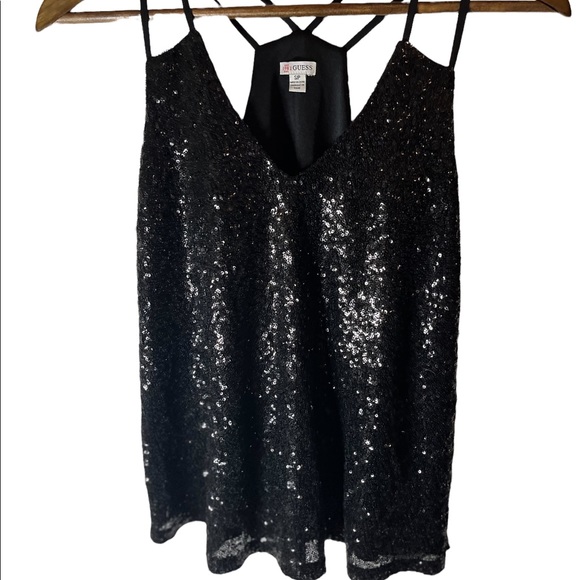 Guess sequin top size small - Picture 5 of 8